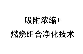 吸附濃縮+燃燒組合凈化技術(shù)