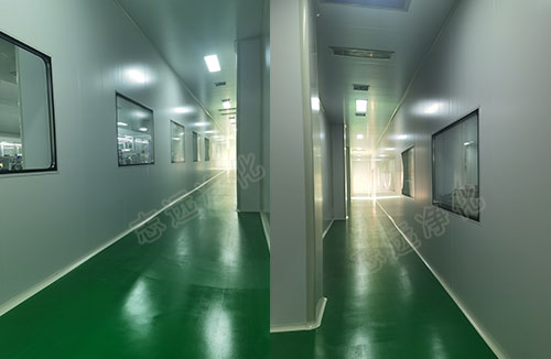 食品飲料灌裝包裝工廠(chǎng)凈化車(chē)間潔凈走廊-奧瑞金科技