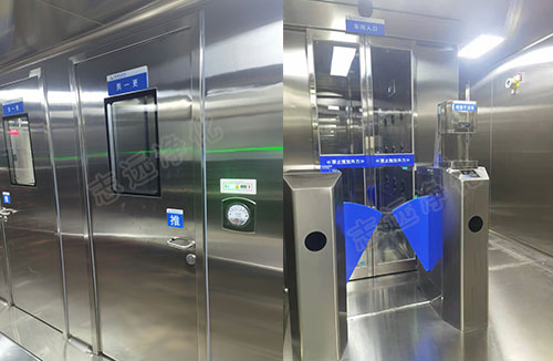 食品飲料灌裝包裝工廠(chǎng)凈化車(chē)間更衣室-奧瑞金科技