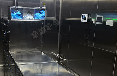 食品飲料灌裝包裝工廠(chǎng)凈化車(chē)間更衣室2-奧瑞金科技